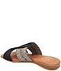 Color:Blac/Beige - Image 4 - Noor Raffia and Linen Featherweight Sandals