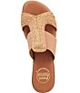 Andre Assous Noor Raffia Elastic Slides, Beige Linen - Image 6