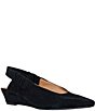 Andre Assous Odeya Suede Slingback Wedge Pumps - Image 1