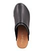 Color:Black - Image 6 - Olivia Leather Studded Platform Clogs