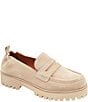 Color:Sesame - Image 1 - River Featherweight Suede Lug Sole Platform Loafers