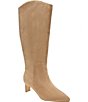 Andre Assous Walma Suede Pointed Toe Tall Boots - Image 1