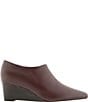 Andre Assous Wanda Leather Pointed Toe Wedge Shooties - Image 2