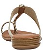 Andrea Assous Neo Metallic Elastic Toe Ring Thong Sandals - Image 3