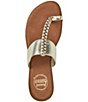 Andrea Assous Neo Metallic Elastic Toe Ring Thong Sandals - Image 6