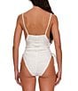 Color:Limestone - Image 2 - Reco Ruched One Piece Swimsuit