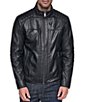Andrew Marc Burchell Aged Lamb Racer Jacket - Image 1