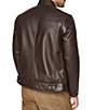 Andrew Marc Dobson Smooth Lamb Racer Jacket - Image 5