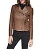 Andrew Marc Felix Leather Wing Collar Moto Jacket - Image 5