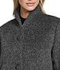 Andrew Marc Sport Andrew Marc Piper Wool Blend Stand Collar Patch Pocket Button Front Jacket, Color:Shale - Image 4