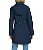 Andrew Marc Saylor Hooded Notch Collar Asymmetrical Zip Rain Coat - Image 6