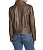 Andrew Marc Sport Addis Aviator Style Zip Front Leather Jacket, Color:Brown - Image 2