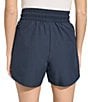 Color:Ink - Image 2 - Commuter Active High Rise Elastic Tie Waist Pocketed Pull-On Shorts