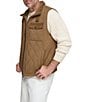 Andrew Marc Sport Corduroy Contrast Barnet Vest, Color:Sepia - Image 3