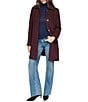 Andrew Marc Emmeline Wool Blend Tailored Fit Button Front Coat - Image 1