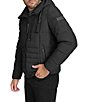 Andrew Marc Sport Fitzroy Quilted Puffer Hooded Jacket, Color:Black - Image 3
