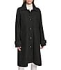 Andrew Marc Sport Jupiter Wool Blend Point Collar Balmacaan Coat, Color:Black - Image 1