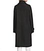 Andrew Marc Sport Jupiter Wool Blend Point Collar Balmacaan Coat, Color:Black - Image 2