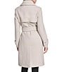 Andrew Marc Lawley Wool Blend Point Collar Belted Zip Front Trench Coat - Image 2