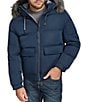 Andrew Marc Sport Lithgow Bomber Puffer Ski Jacket, Color:Ink - Image 1