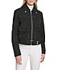Andrew Marc Lunetta Sueded Leather Tucker Jacket - Image 5
