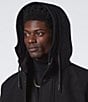 Andrew Marc Sport Palmer Long Sleeve Wool Blend Bomber Jacket, Color:Blue Heather - Image 4