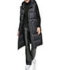 Andrew Marc Quilted Faux Down Filled Hooded Long Puffer Vest - Image 5