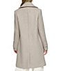 Andrew Marc Sport Regine Notched Lapel Collared Wool Coat, Color:Stone - Image 3