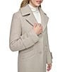 Andrew Marc Sport Regine Notched Lapel Collared Wool Coat, Color:Stone - Image 6