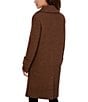 Andrew Marc Sport Regine Notched Lapel Collared Wool Coat, Color:Sepia - Image 3