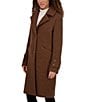 Andrew Marc Sport Regine Notched Lapel Collared Wool Coat, Color:Sepia - Image 4