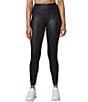 Color:Black - Image 1 - Solid Liquid High Waisted Pull-On Leggings