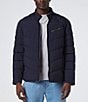 Andrew Marc Sport Winslow Quilted Moto Jacket, Color:Navy - Image 1