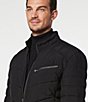 Andrew Marc Sport Winslow Quilted Moto Jacket, Color:Black - Image 4