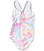 Color:Multi Color - Image 2 - Big Girls 7-16 Favorite Tie Dye One-Piece Swimsuit