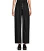 Angie Button Front Wide Leg Pants - Image 1