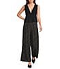 Angie Dotted Mid Rise Pull-On Straight Leg Pleated Front Pants - Image 3