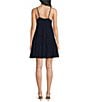 Angie Eyelet Tie Front Lace Trim Tiered Dress - Image 2