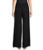 Angie Mid Rise Pull-On Straight Leg Pleated Front Pants - Image 2