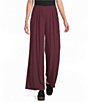 Angie Mid Rise Pull-On Straight Leg Pleated Front Pants - Image 5