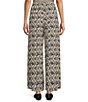 Angie Printed Drawstring Wide Leg Pant - Image 2