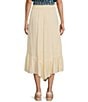 Color:Ivory - Image 2 - Coordinating Ruffle High-Low Hem Maxi Skirt