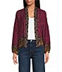 Anna & Ava Animal Western Print Kimono - Image 1