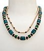 Anna & Ava Beaded Double Short Multi-Strand Necklace - Image 1