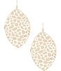 Color:Gold - Image 1 - Brooklynn Abstract Cut Out Statement Earrings