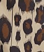 Anna & Ava Brown and Black Leopard Fringe Scarf Wrap - Image 4