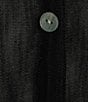 Anna & Ava Button Front Poncho, Color:Black - Image 4