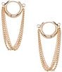 Anna & Ava Chain Hoop Earrings - Image 1