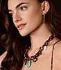 Anna & Ava Chain Hoop Earrings - Image 3