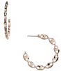 Anna & Ava Chain Hoop Earrings - Image 1